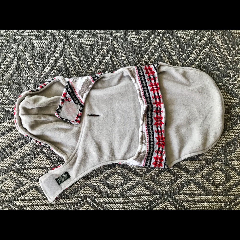Holiday dog sweater